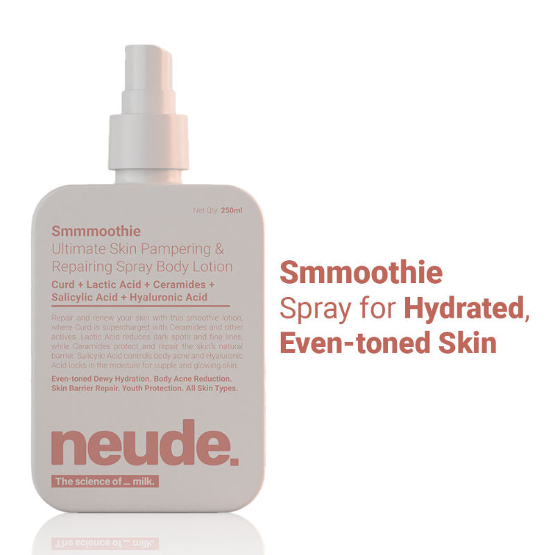 Neude Skin Smmmoothie Ultimate Skin Pampering & Repairing Spray Body Lotion