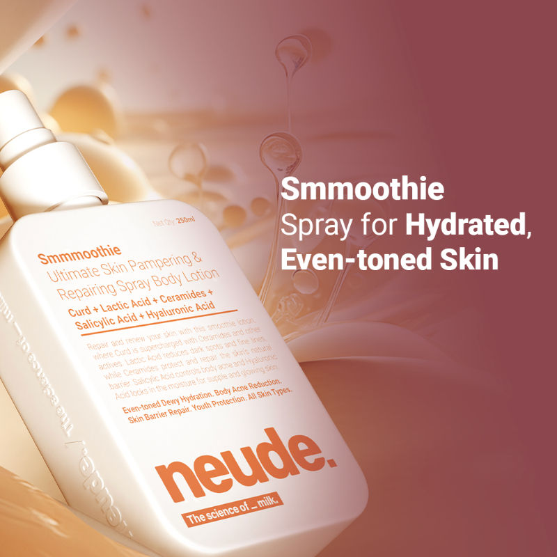 Neude Skin Smmmoothie Ultimate Skin Pampering & Repairing Spray Body Lotion