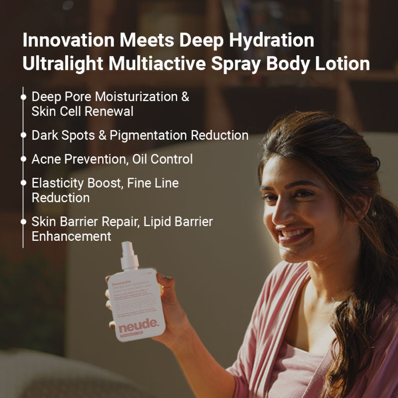 Neude Skin Smmmoothie Ultimate Skin Pampering & Repairing Spray Body Lotion