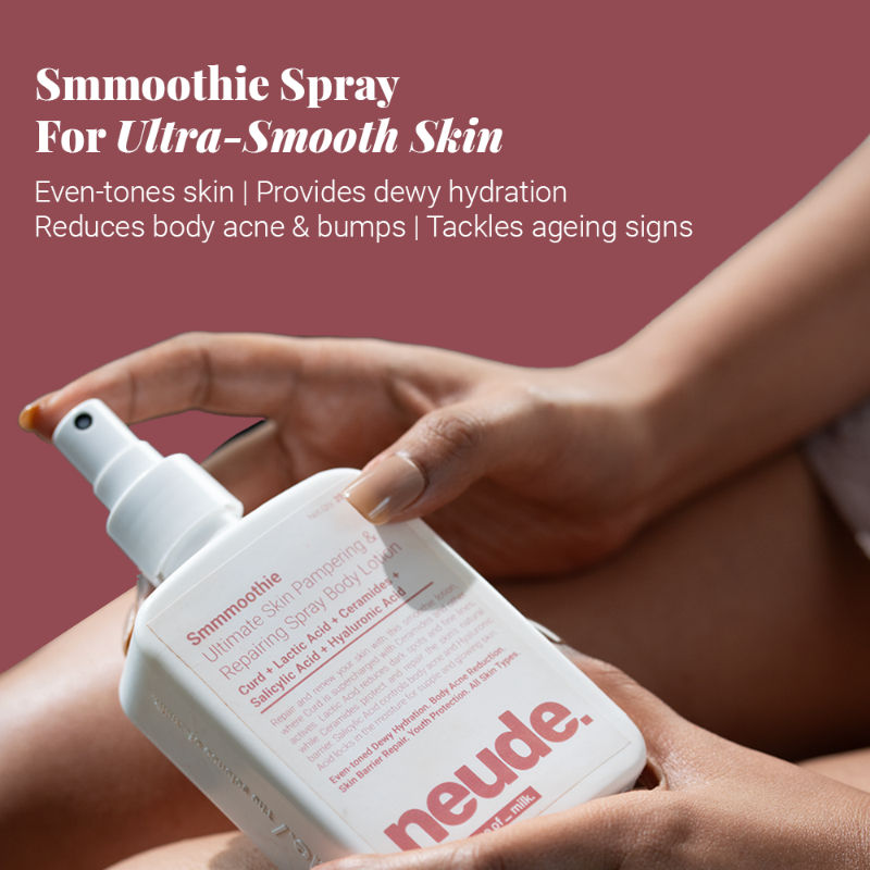 Neude Skin Smmmoothie Ultimate Skin Pampering & Repairing Spray Body Lotion