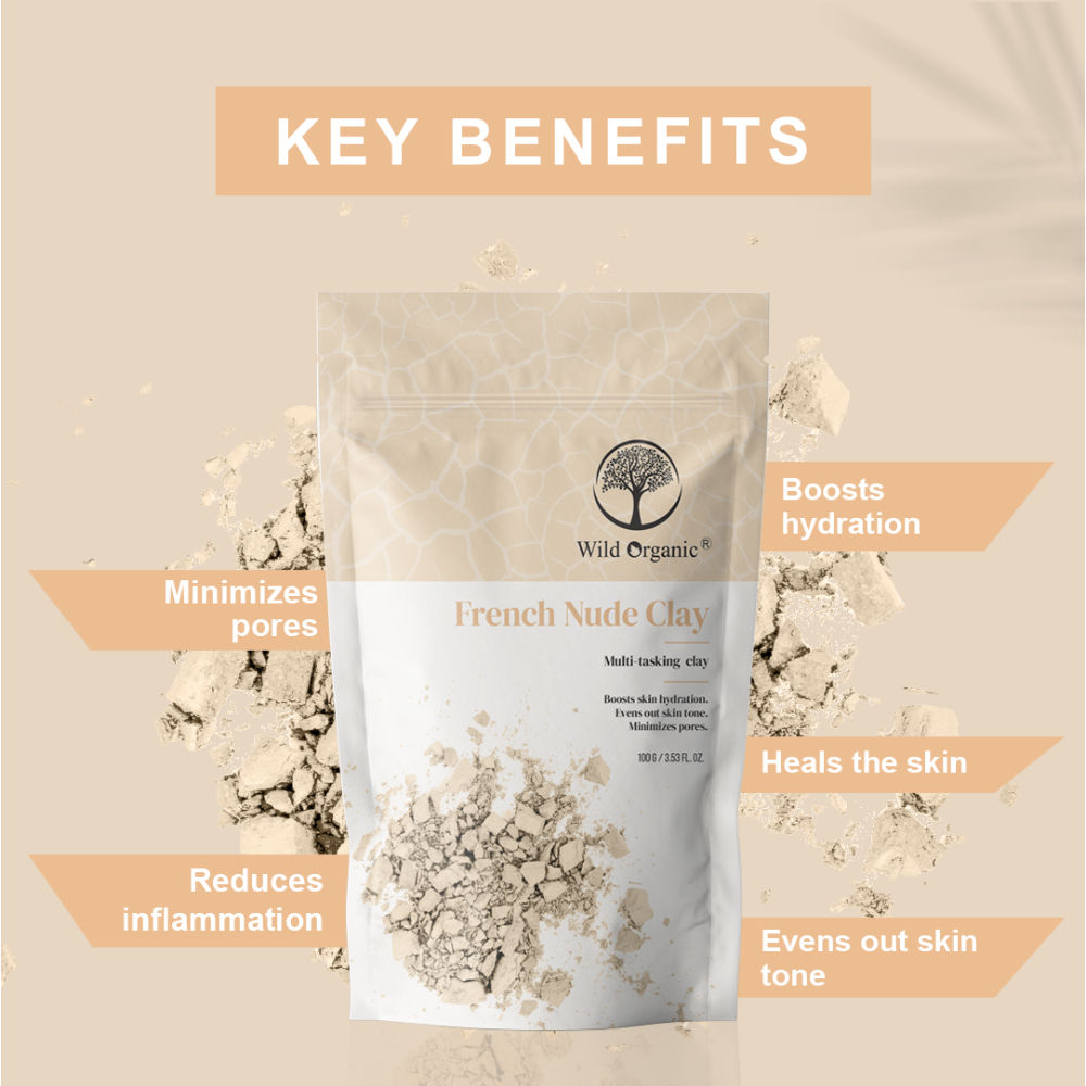 Wild Organic French Nude Multi-Tasking Clay Powder