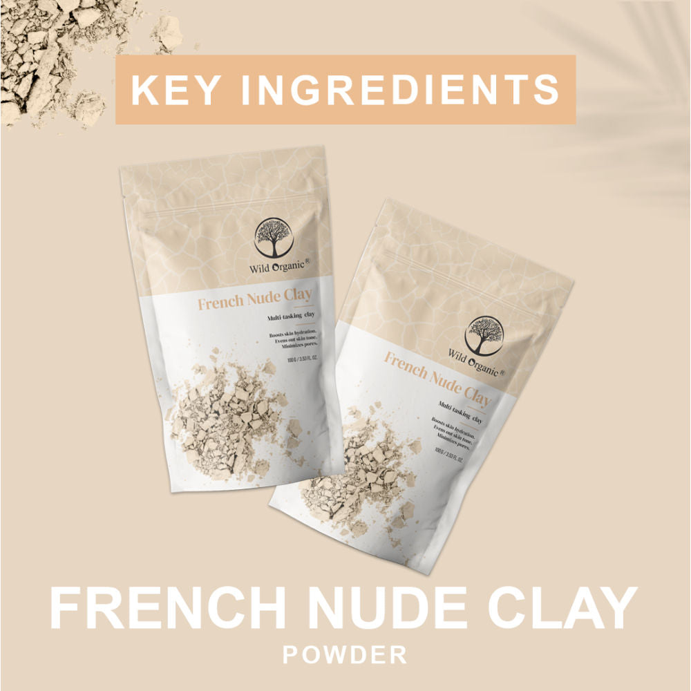 Wild Organic French Nude Multi-Tasking Clay Powder