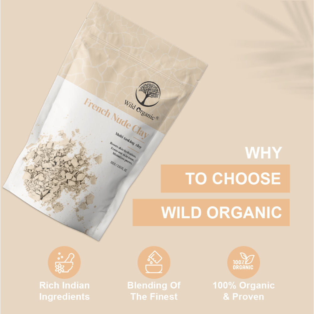 Wild Organic French Nude Multi-Tasking Clay Powder