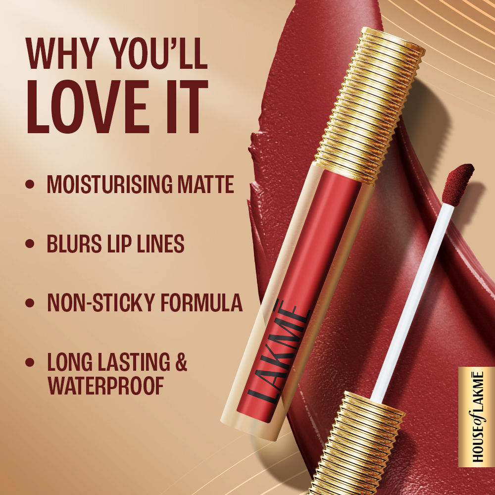 Lakme Ultimate Glam Matte Liquid Lipstick