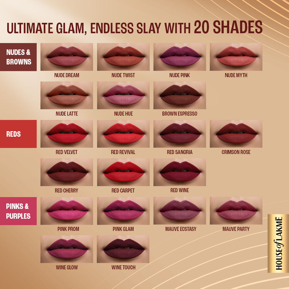 Lakme Ultimate Glam Matte Liquid Lipstick