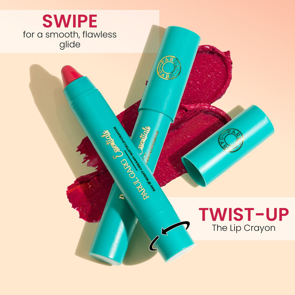 Parul Garg Beauty Crayon Lipstick, Comfort Matte for Indian Skintone