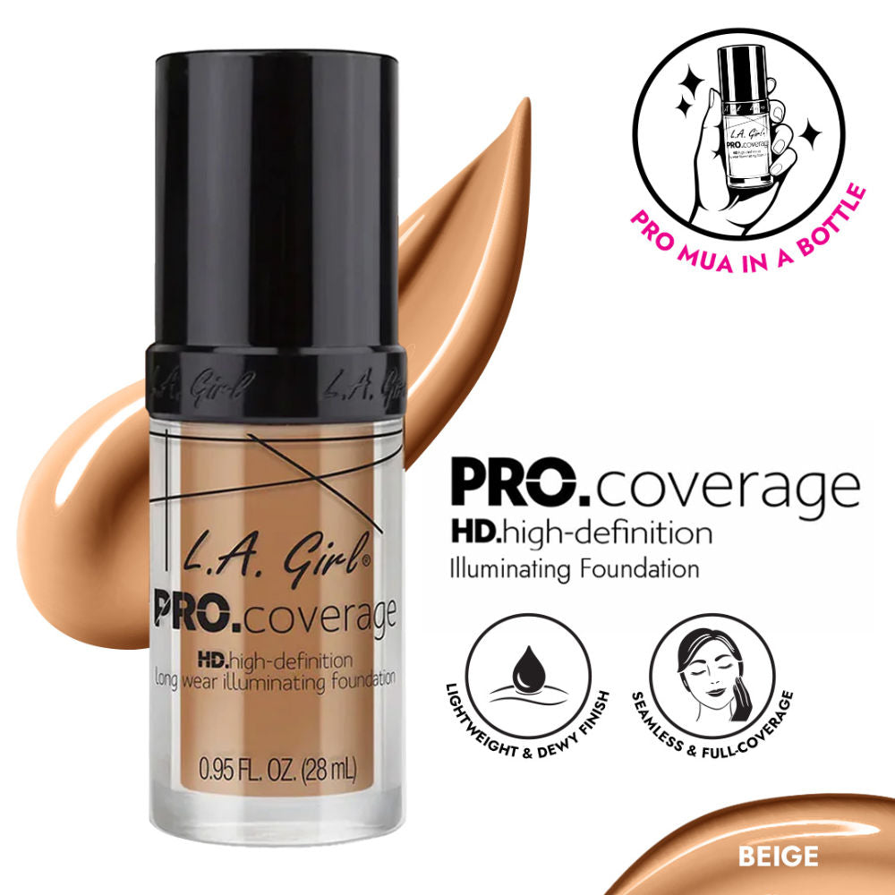 L.A Girl Pro Coverage Illuminating Liquid Foundation