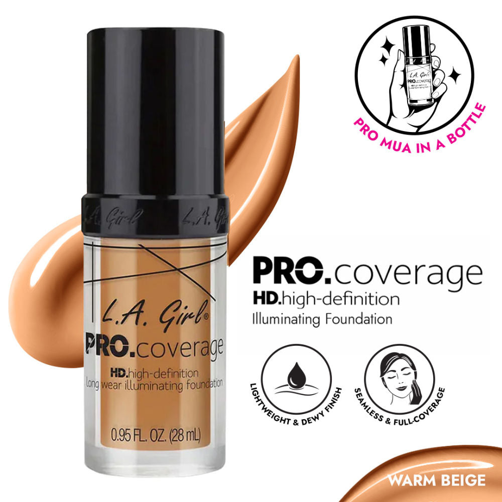 L.A Girl Pro Coverage Illuminating Liquid Foundation