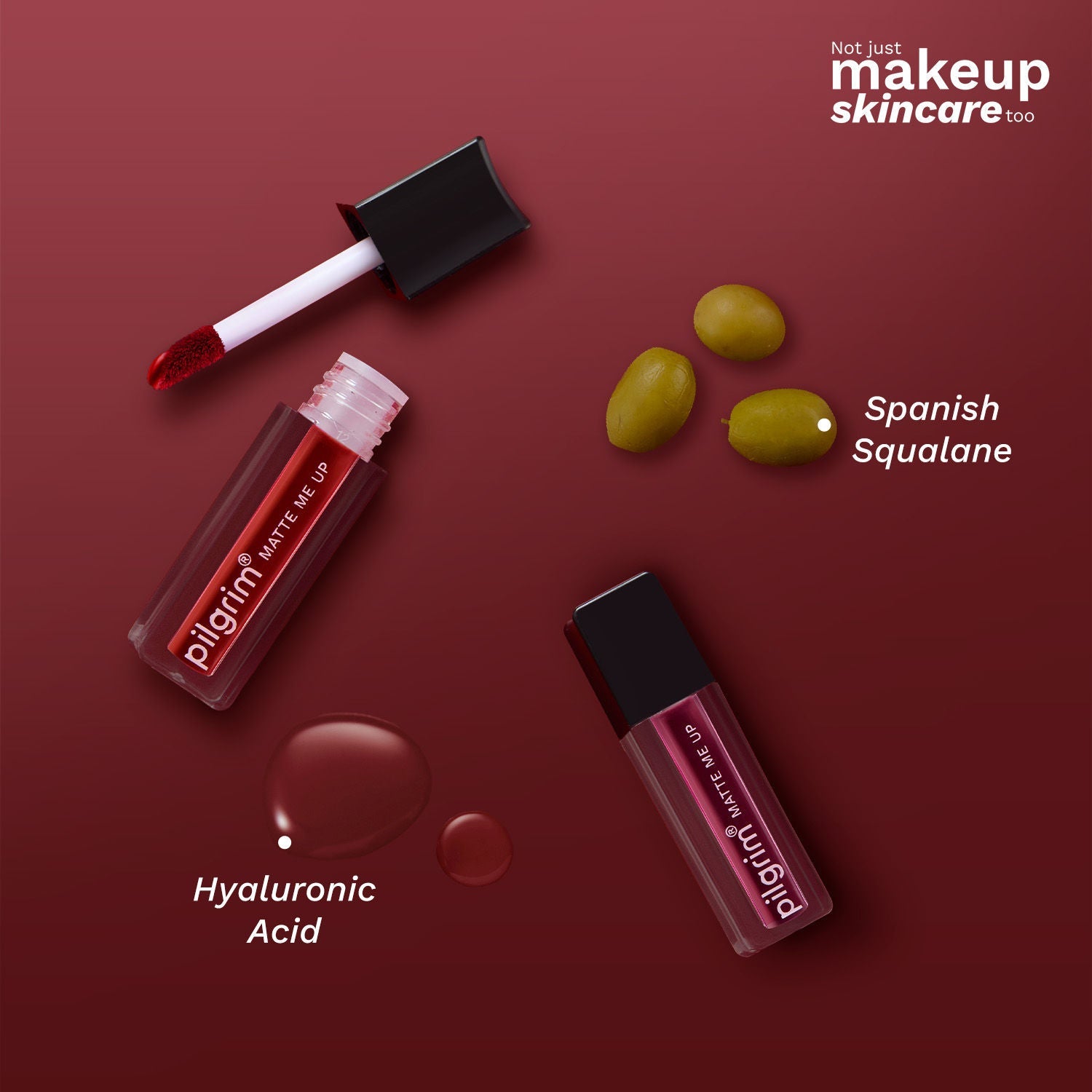 Pilgrim Matte Mini Liquid Lipstick 4 In 1 Pack Smudgeproof, Hydrating & Lightweight