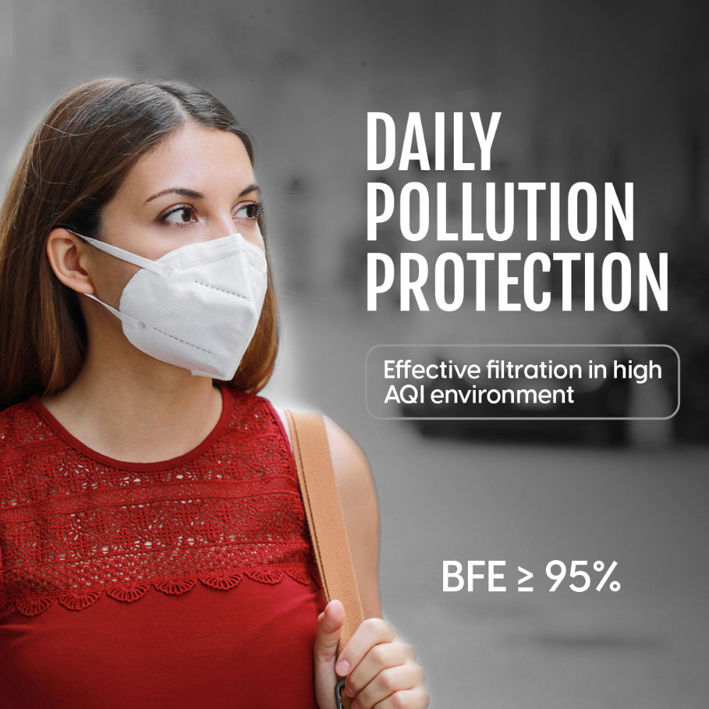 Matra N95 Face Masks Reusable 6-Layer Anti Pollution Dust Smog Protection Hair Nail Salon Use
