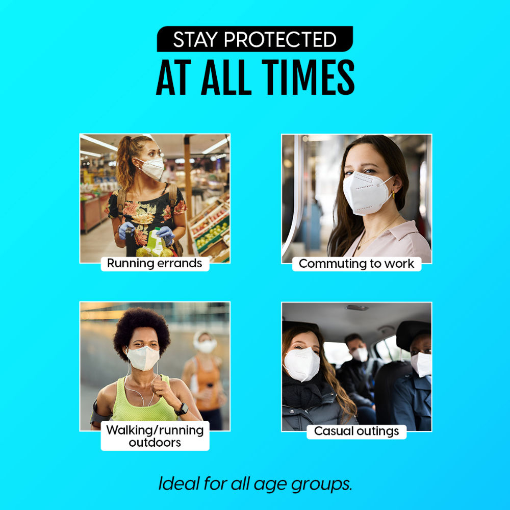 Matra N95 Face Masks Reusable 6-Layer Anti Pollution Dust Smog Protection Hair Nail Salon Use