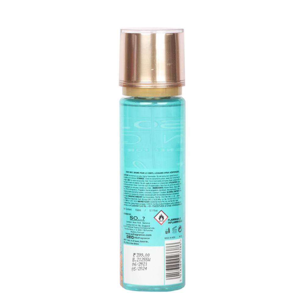 SO... Fragrance Unique Cashmere Body Mist - for Women