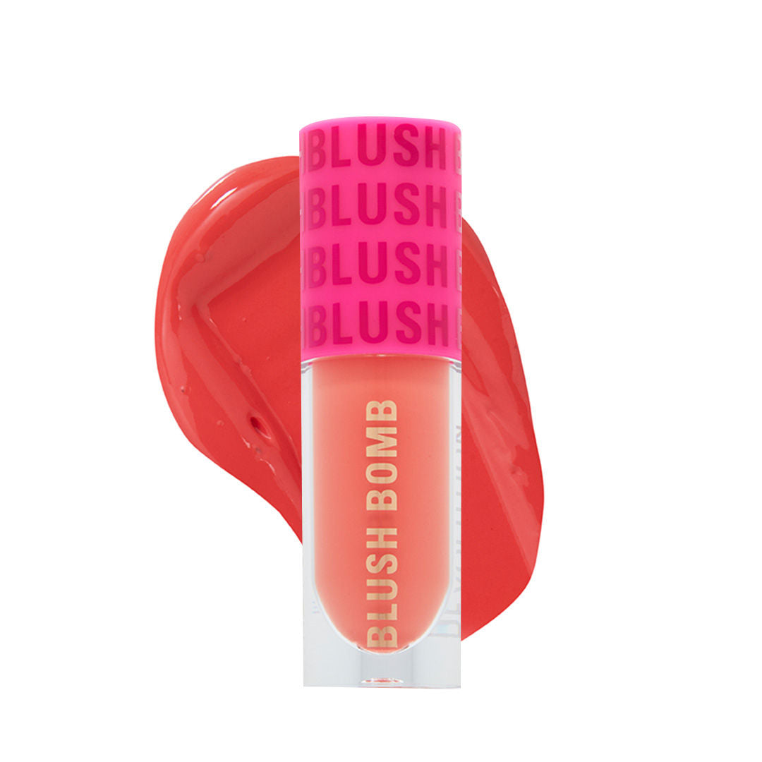 Makeup Revolution Bomb Cream Blusher-Lightweight Creamy Formula-Enriched With Vitamin E