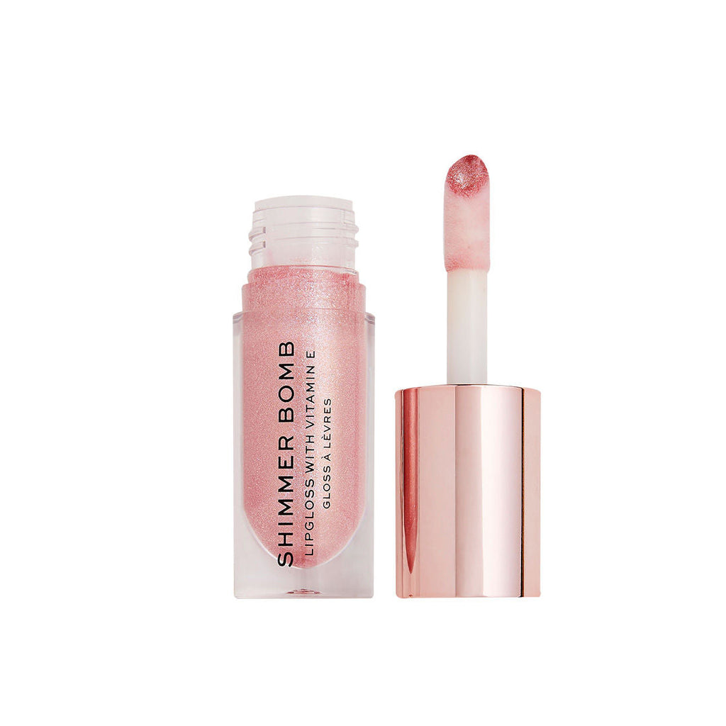 Makeup Revolution Shimmer Bomb Lipgloss-Infused With Vitamin E For Extra Nourishment