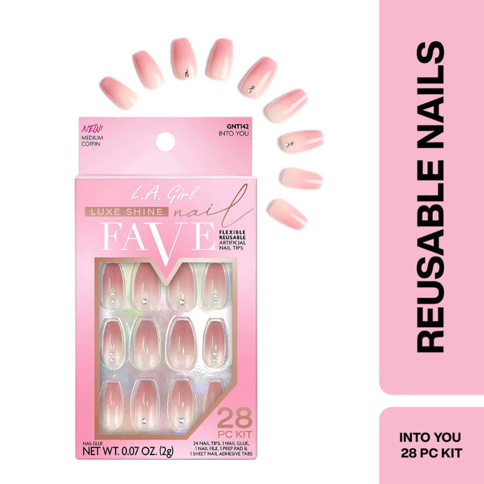 L.A. Girl Luxe Shine Nail Fave Artificial Nail Tips