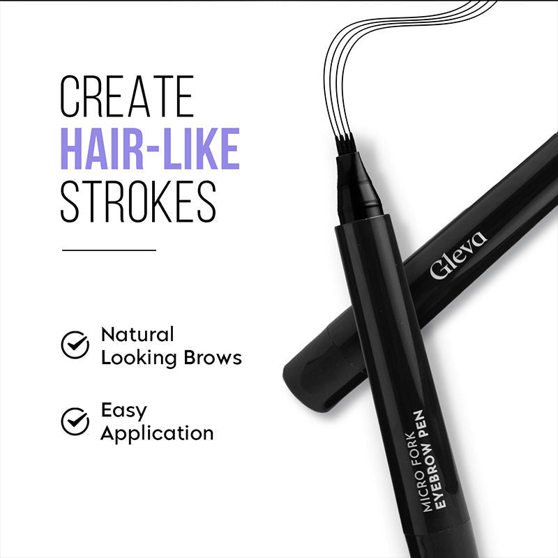 GLEVA Micro Fork Waterproof Eyebrow Pen