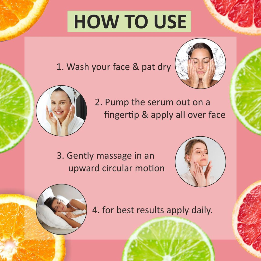 Deve Herbes Plant Based Vitamin C Face Serum For Brightens Skin, Reduces Dark Spots & Hydrates