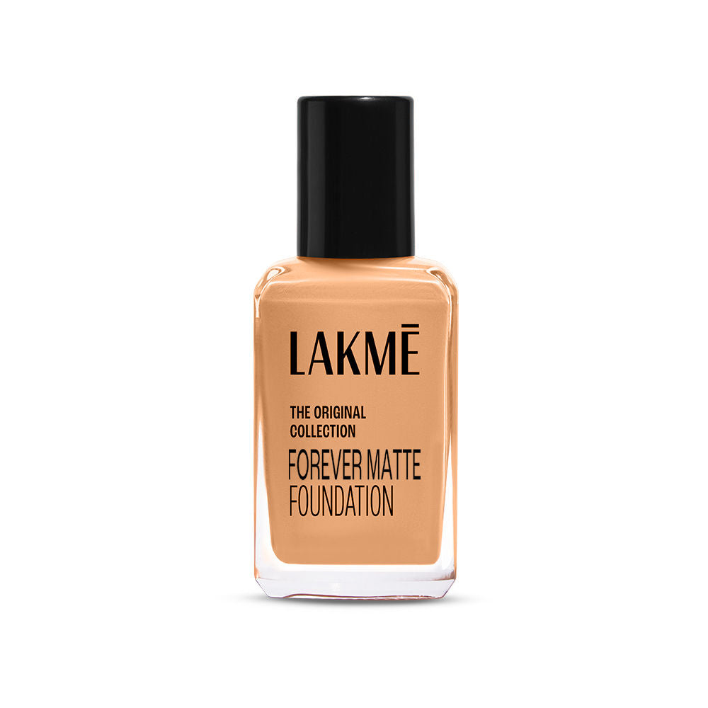 Lakme Forever Matte Foundation For Superior Coverage, Vit E, Lightweight & Water-Resist