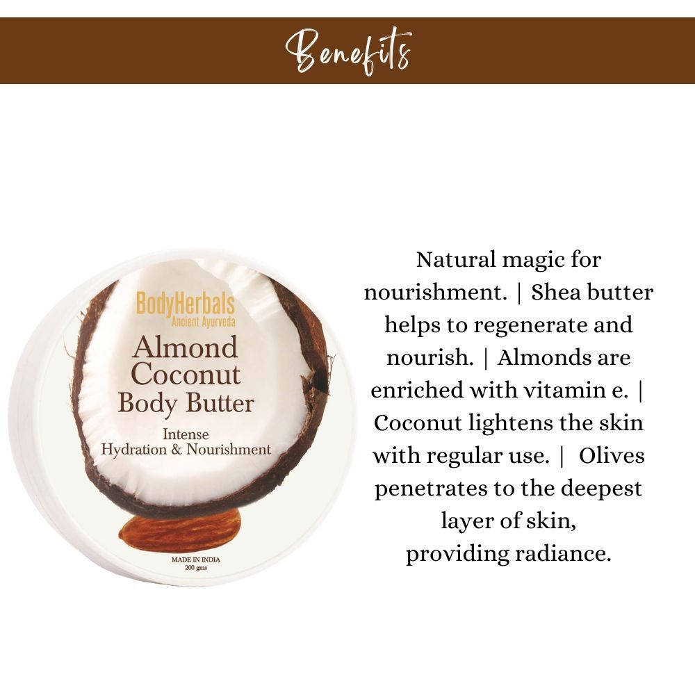 BodyHerbals Almond Coconut Body Butter