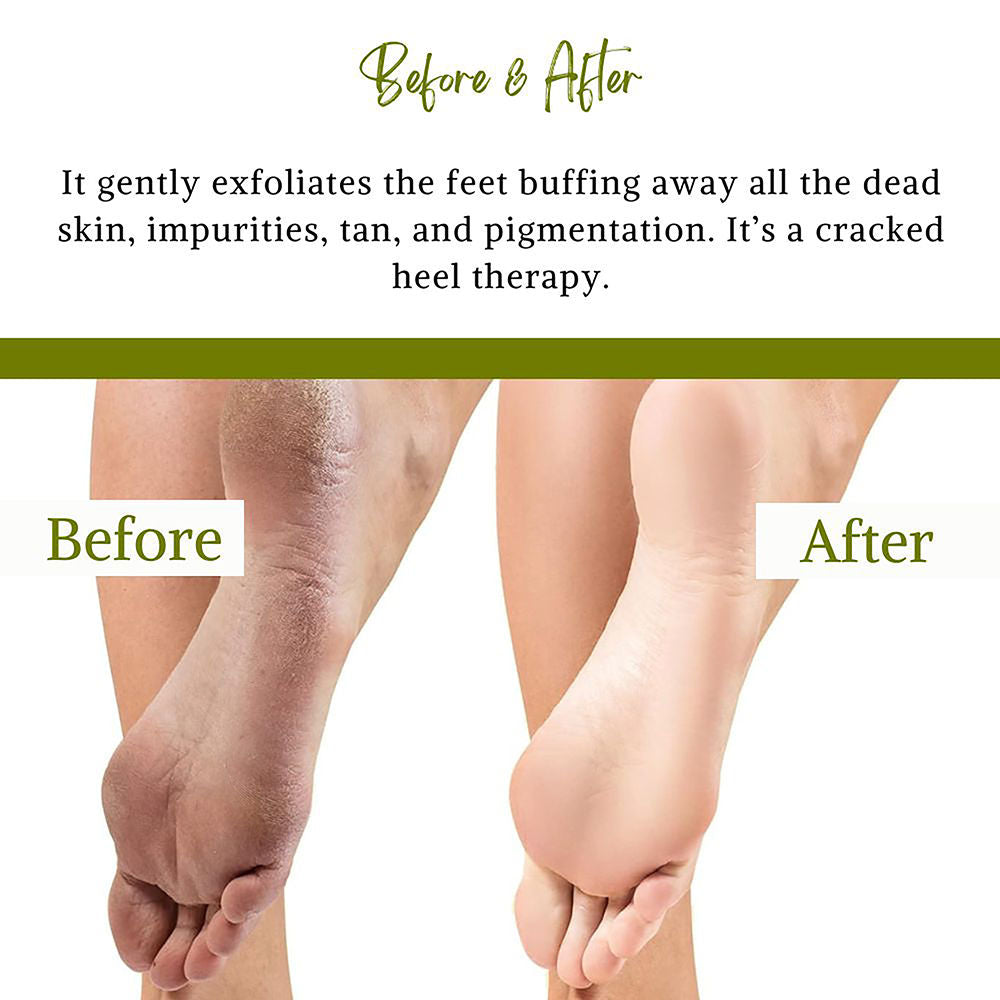 BodyHerbals 1 Minute Pedicure, Lemongrass Foot Scrub