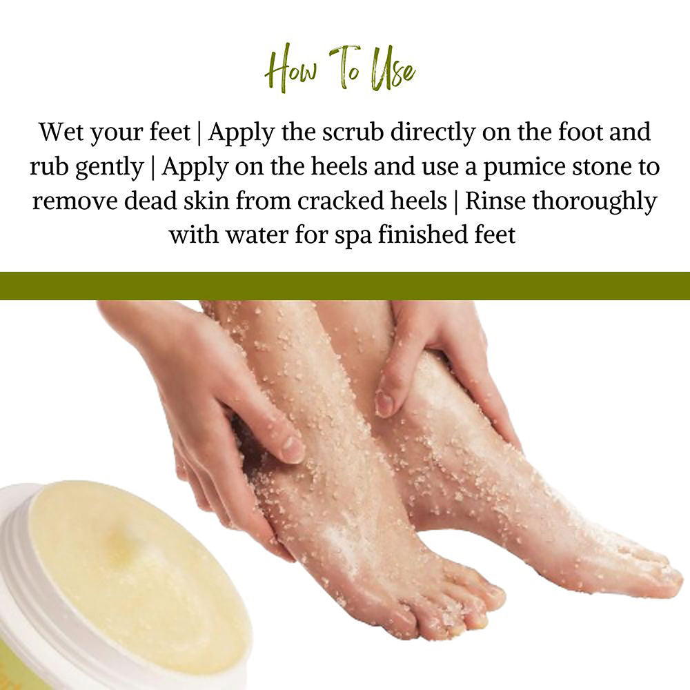 BodyHerbals 1 Minute Pedicure, Lemongrass Foot Scrub