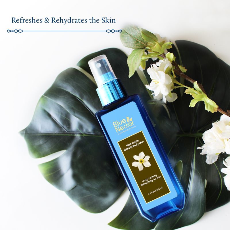 Blue Nectar Wild Nargis Body Mist with Daffodil, Long Lasting & Mood Enhancing for Women and Men