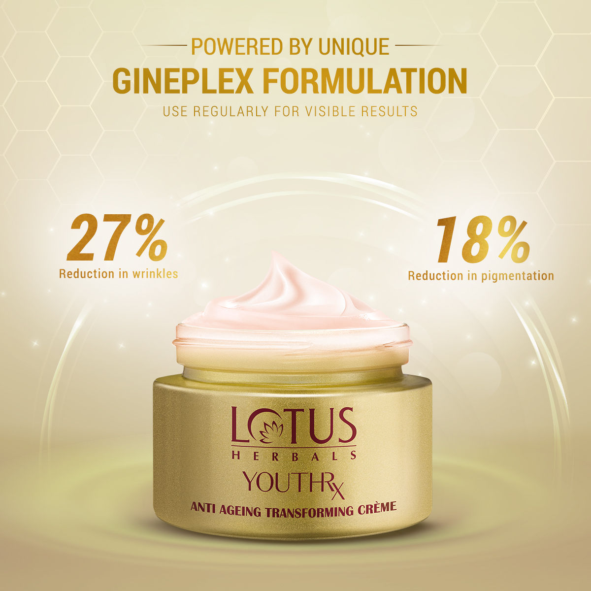 Lotus Herbals YouthRx Anti Ageing Transforming Face Cream SPF 25 , Reduce Dark Spots & Blemishes