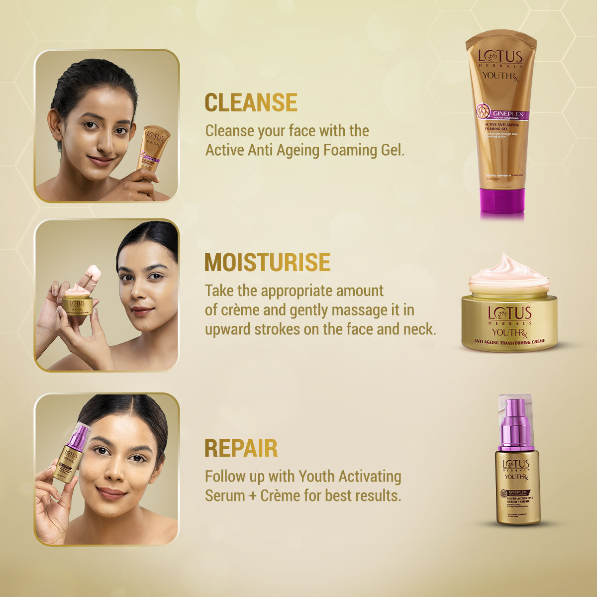 Lotus Herbals YouthRx Anti Ageing Transforming Face Cream SPF 25 , Reduce Dark Spots & Blemishes