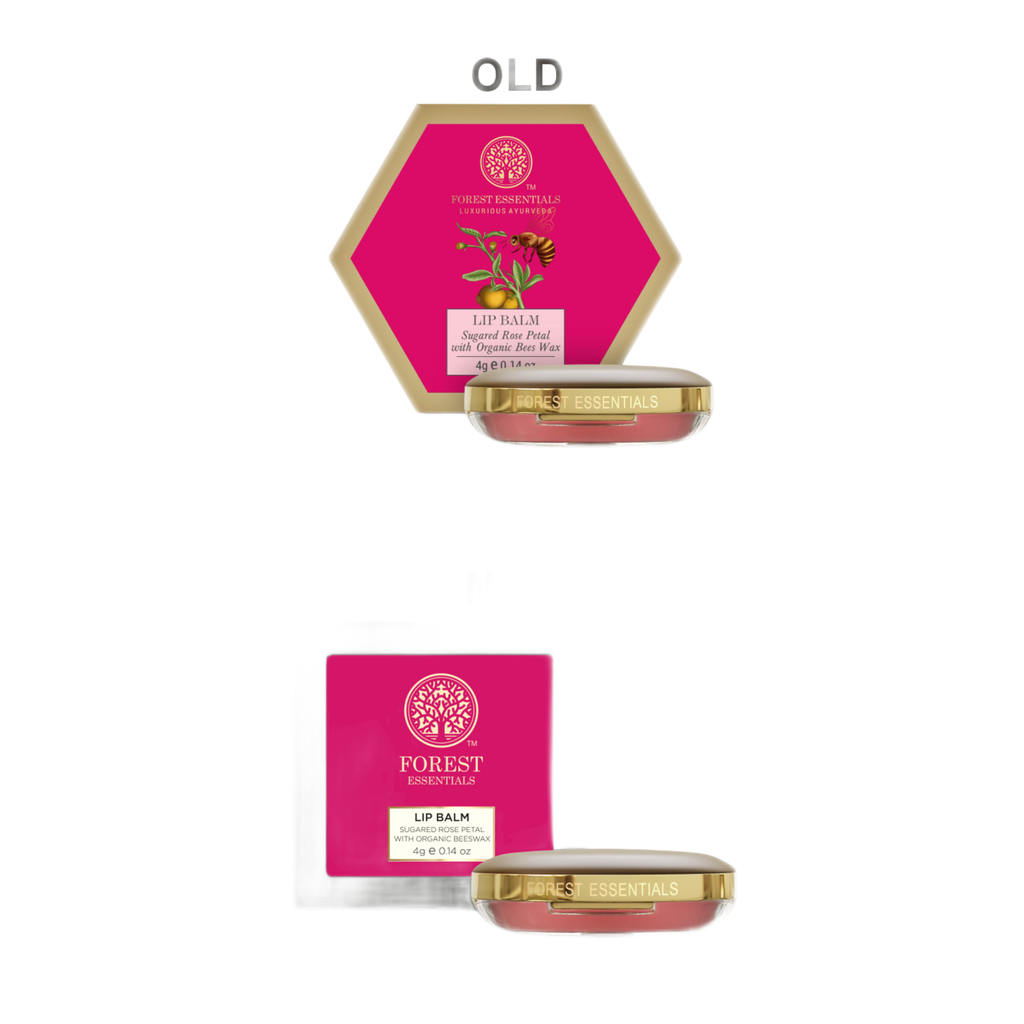 Forest Essentials Luscious Lip Balm With Organic Beeswax For Dry Chapped Lips