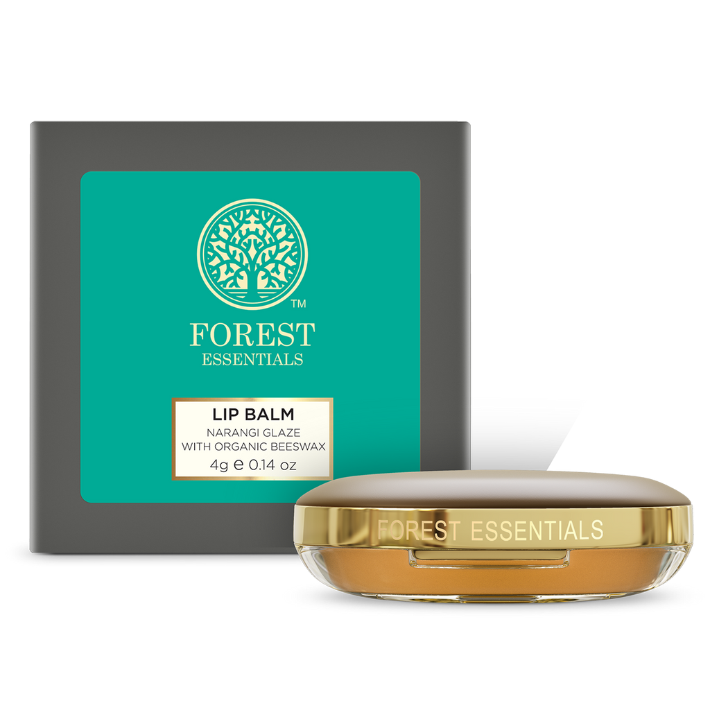 Forest Essentials Luscious Lip Balm With Organic Beeswax For Dry Chapped Lips
