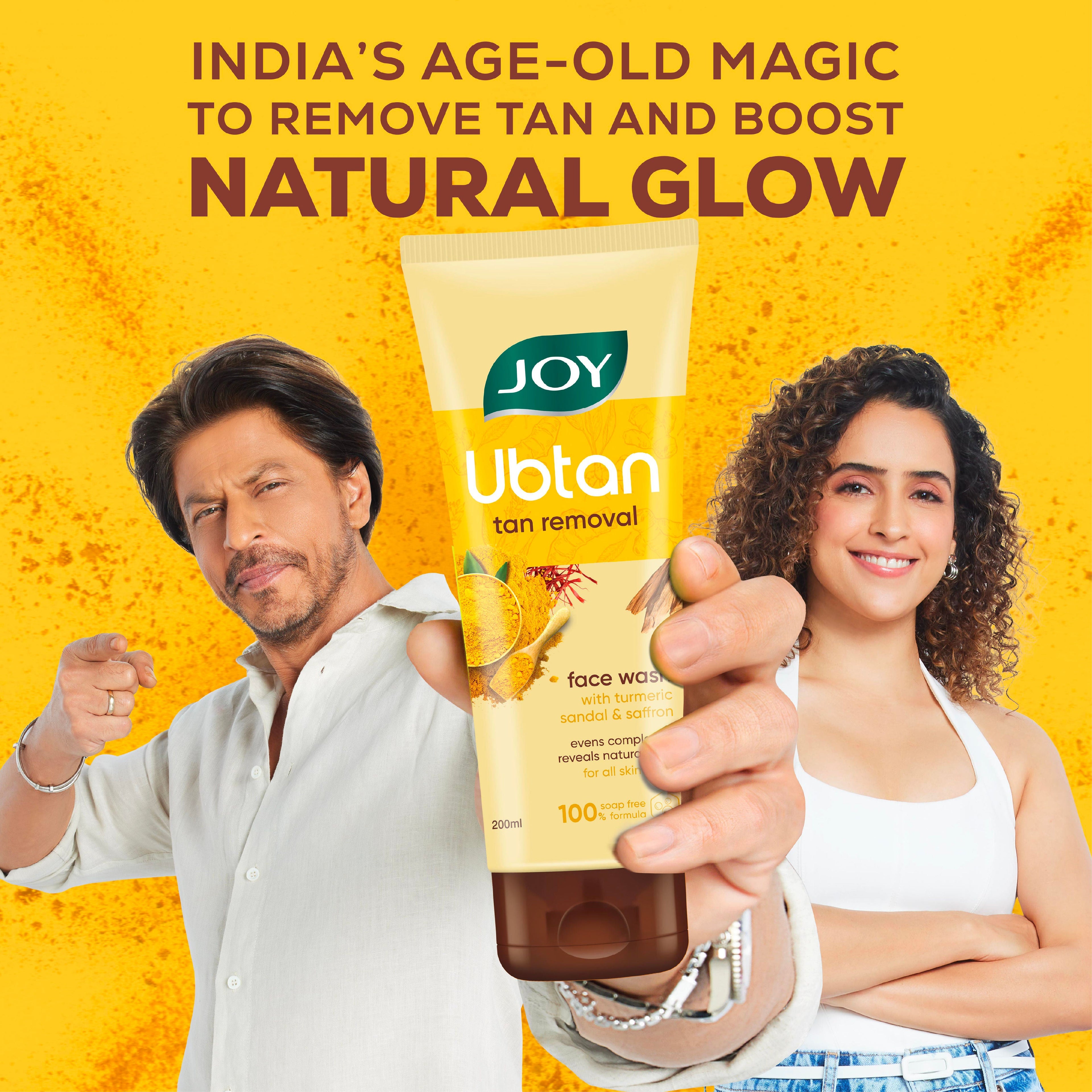 Joy Ubtan Tan Removal Face Wash, For Natural Glowing Skin