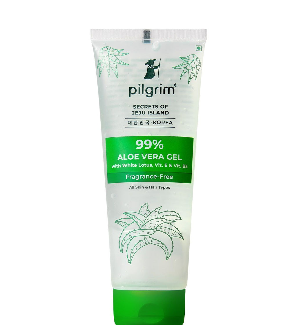 Pilgrim Aloe Vera Gel With Vitamin E For Glowing Skin & Hair