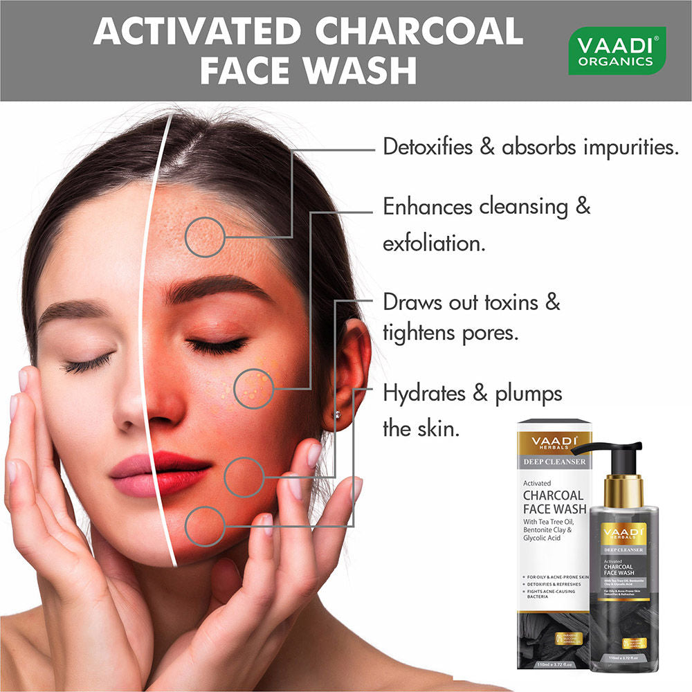 Vaadi Herbals Activated Charcoal Face Wash