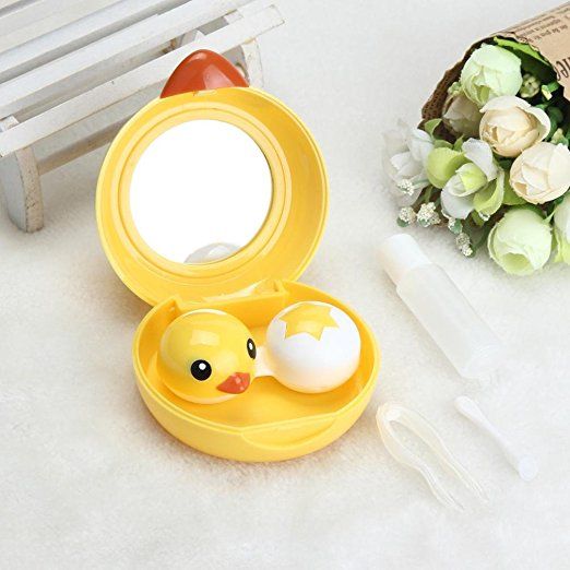 O-Lens Cute Duck Popular Mini Contact Lens Case Box
