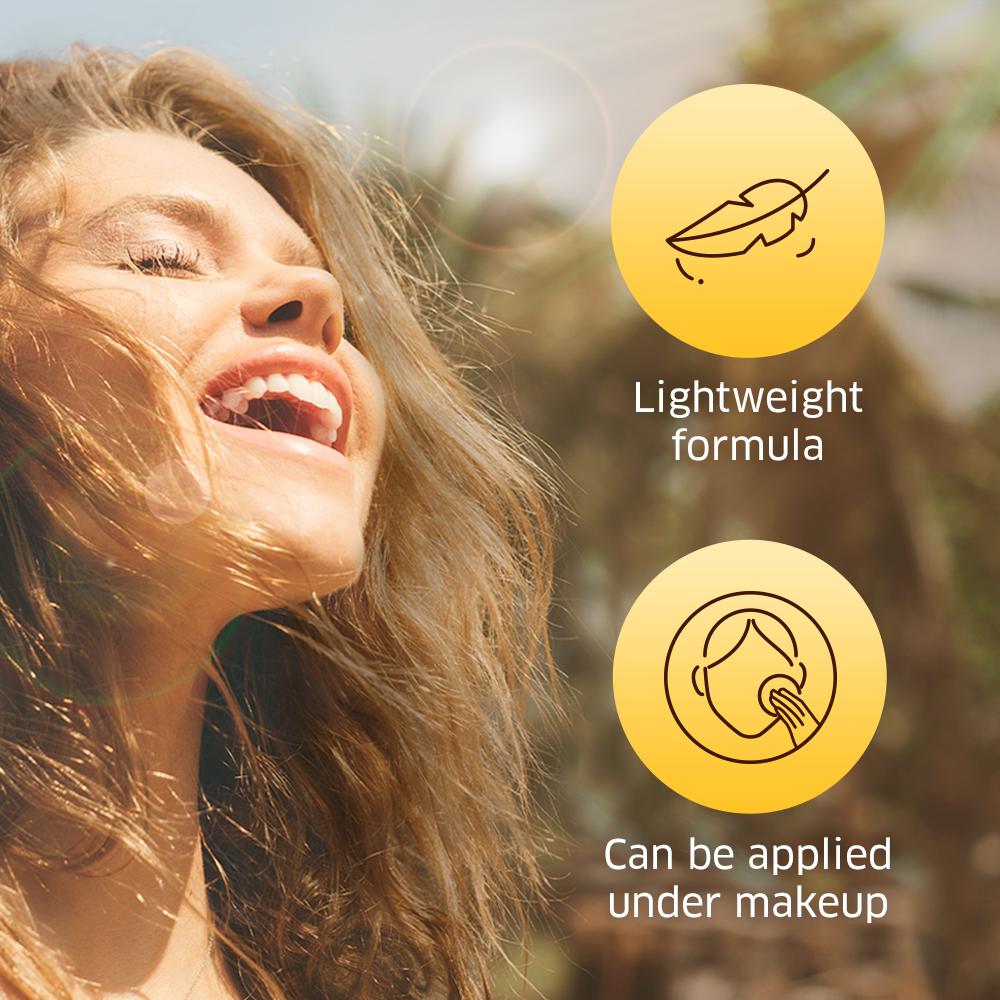 Dermafique Sun Defense Gel Crème, SPF 30, PA +++ Sunscreen 50g, Prevents Tanning & Pigmentation