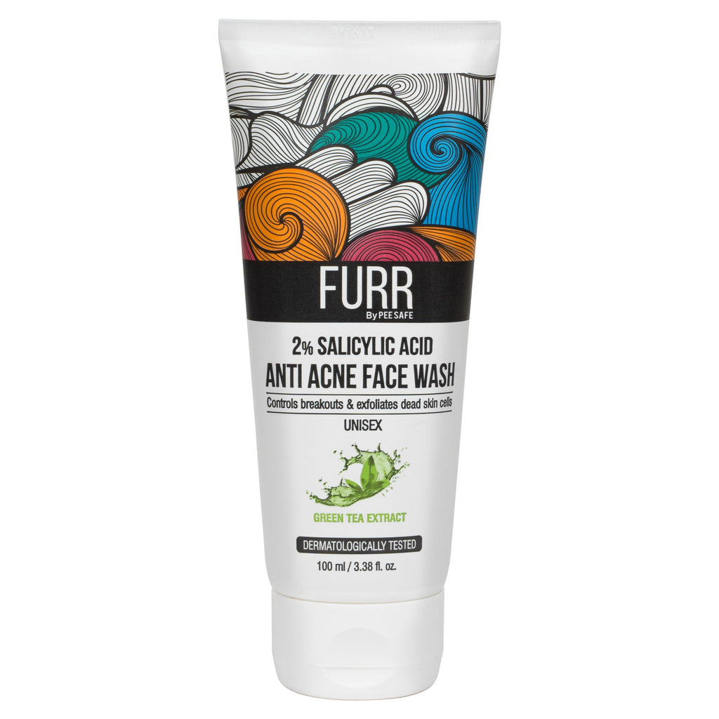 FURR 2% Salicylic Acid & Green Tea Anti Acne Face Wash