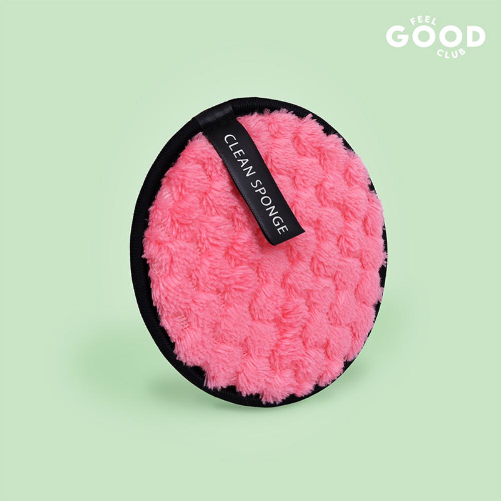 Feel Good Club Makeup Remover Pad - Reusable Soft & Gentle Puff For Face Skin Cleansing (1 Pc)