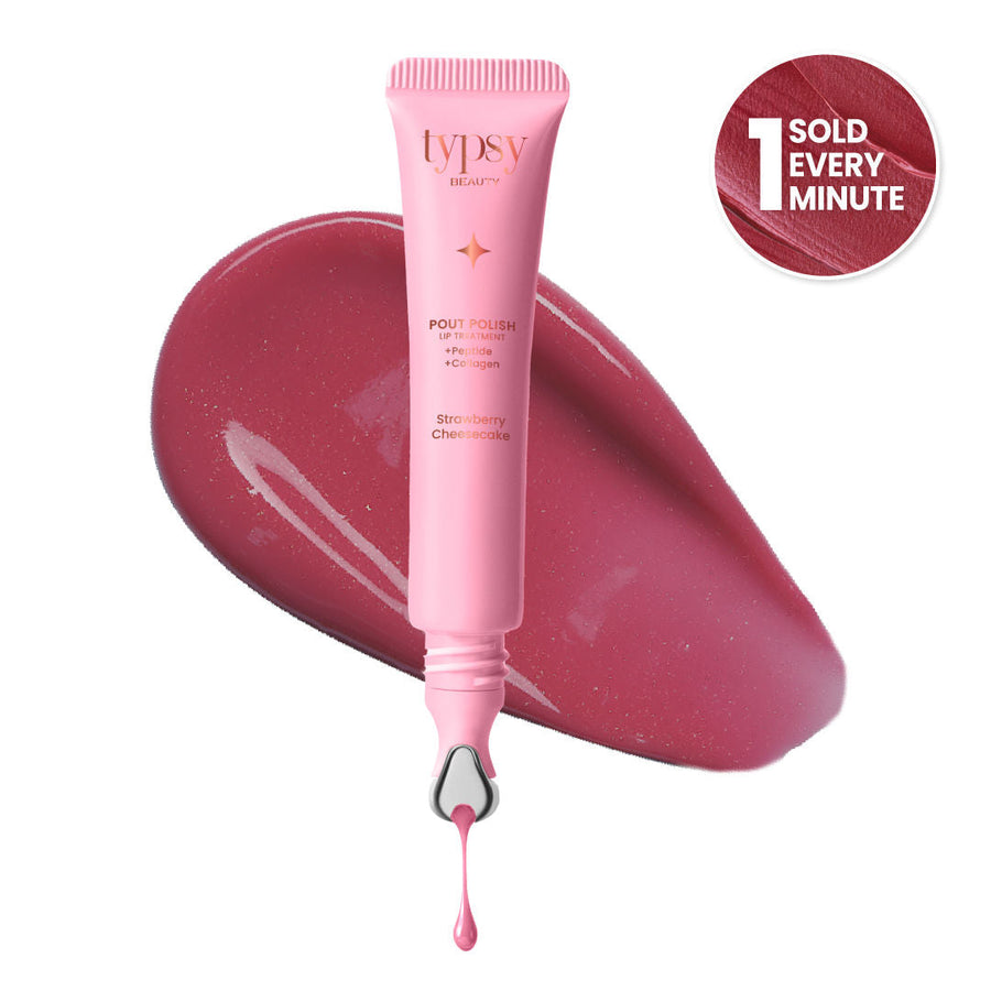 Typsy Beauty Glaze Pout Polish Peptide Lip Treatment Balm