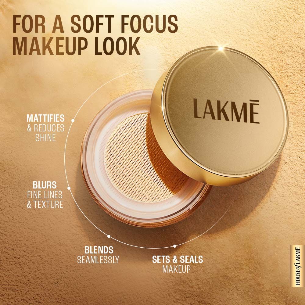 Lakme 9To5 Double Duty Bake & Blur Powder, Controls Oil & Shine, Matte finish