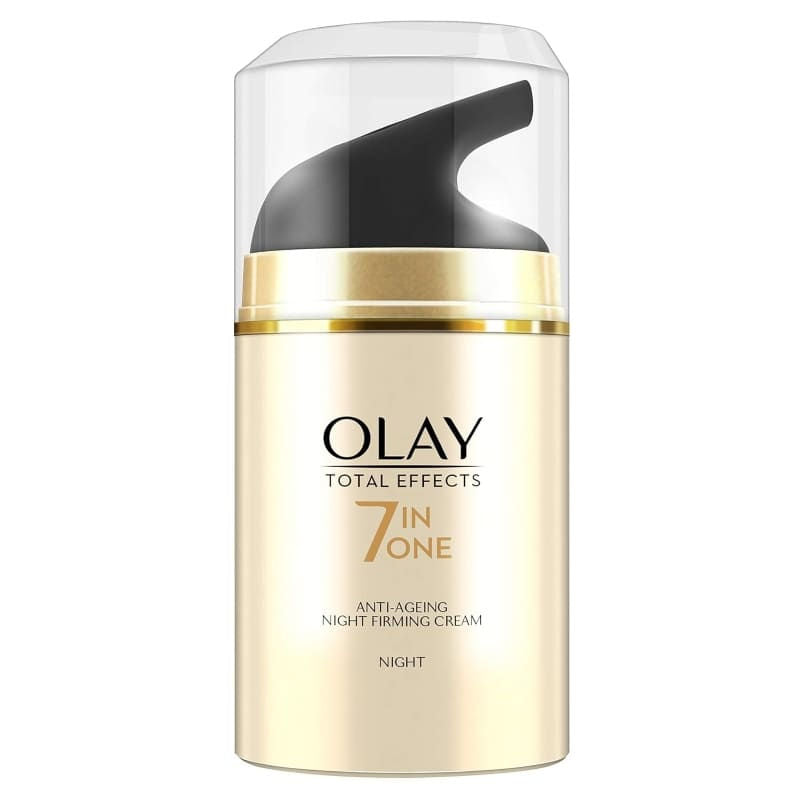 Olay Total Effects Night Cream, Fights 7 Signs Of Ageing With Niacinamide And Green Tea Extracts