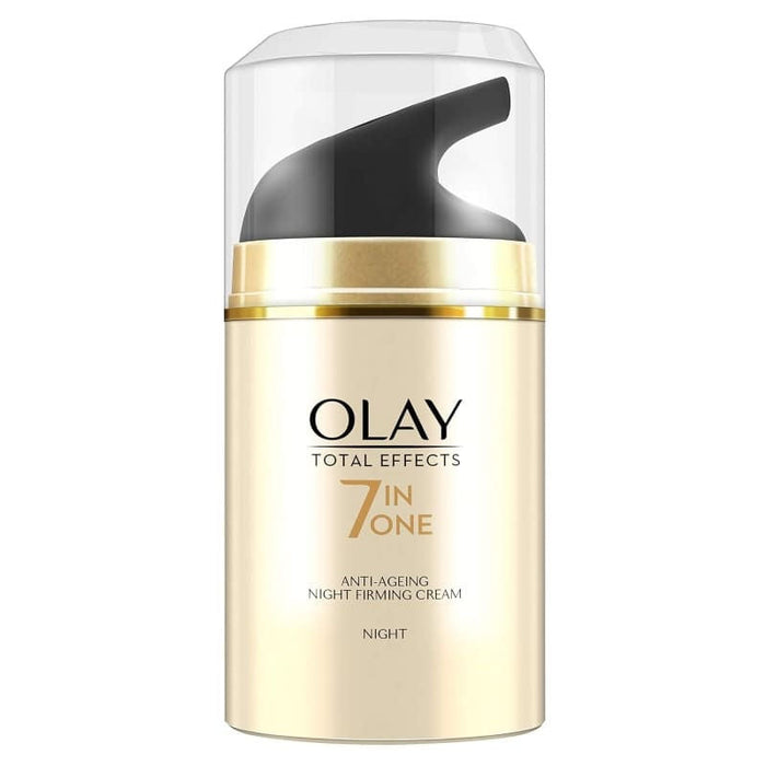 Olay Total Effects Night Cream, Fights 7 Signs Of Ageing With Niacinamide And Green Tea Extracts