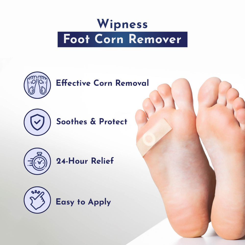 Wipness Natural Foot Corn Removal Plaster 20 Strips