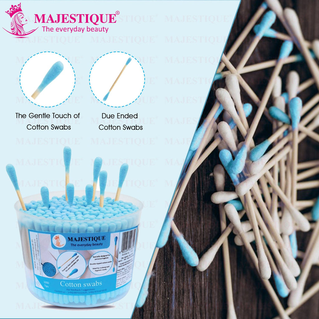 Majestique 500-Swab Ear Cleaner Buds, Eco-Friendly And Multi-Functional Cotton Swab Stick