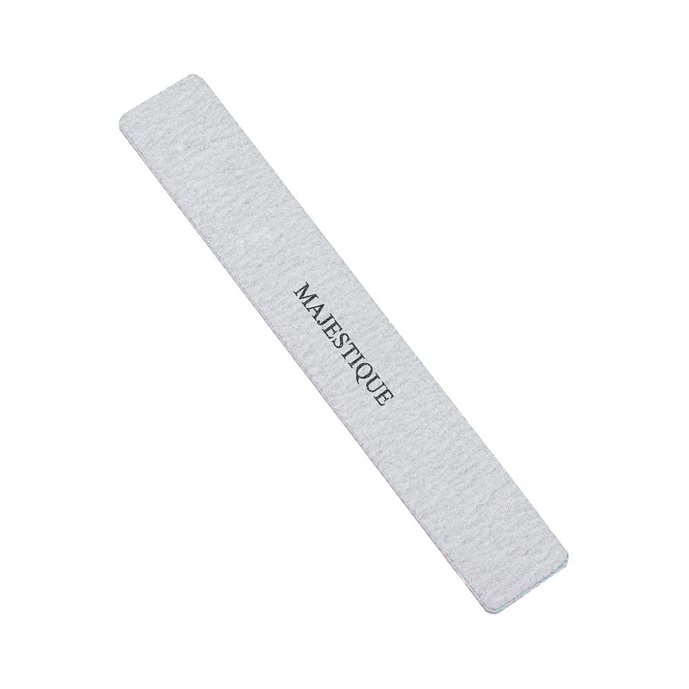 Majestique Reusable Nail File, Double-Sided Grit Cuticle Pusher for Nail Care Manicure Tool