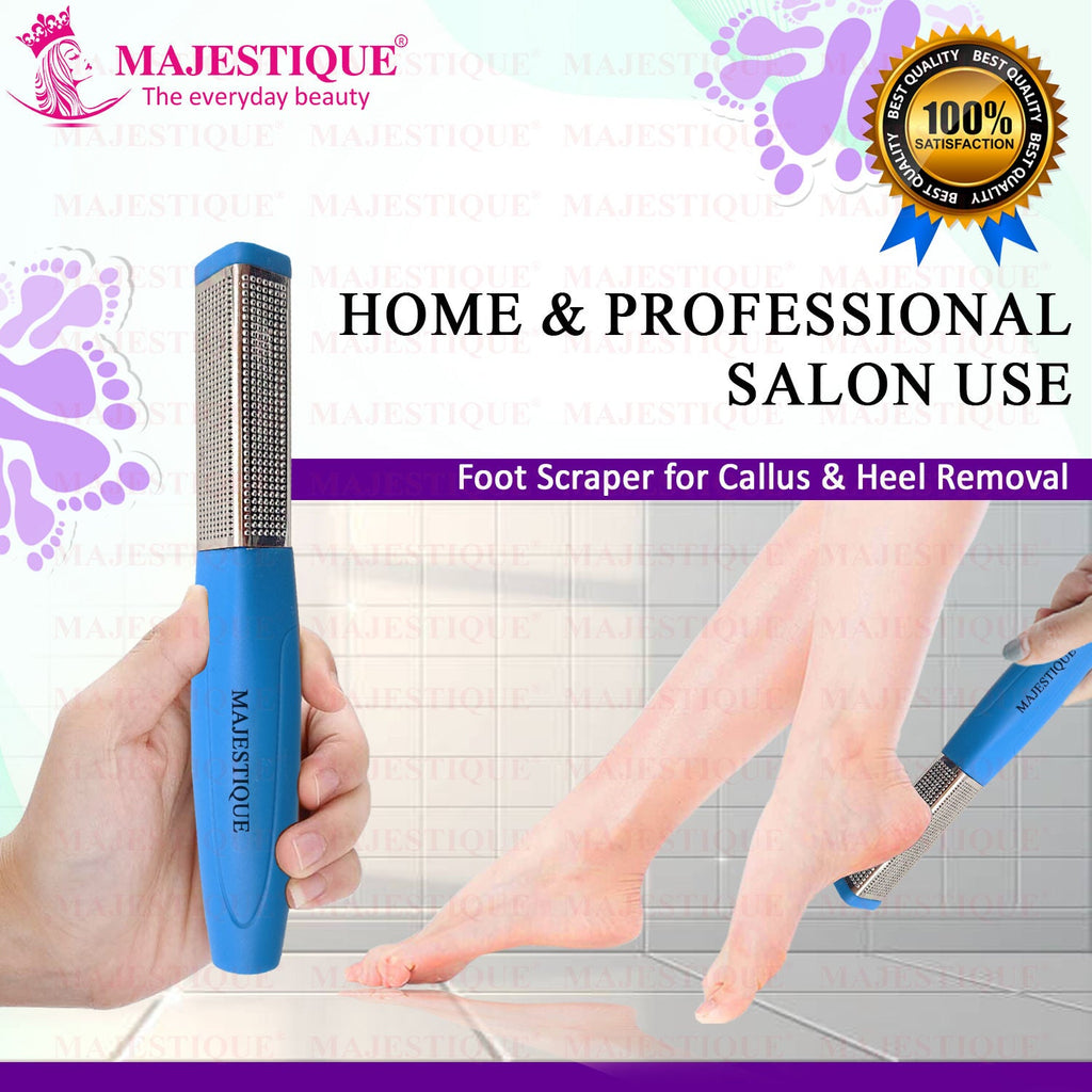 Majestique Double Sided Foot Files - Heel Rasp for Foot Scrapper - Color May Vary