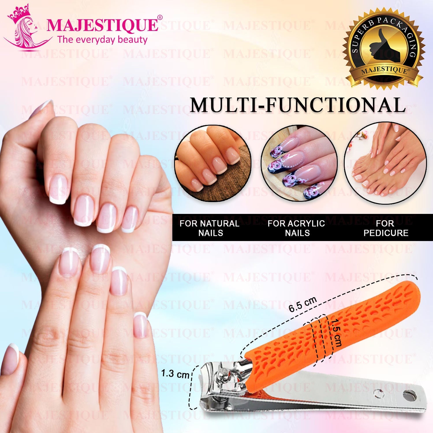 Majestique Nail Clipper - Color May Vary
