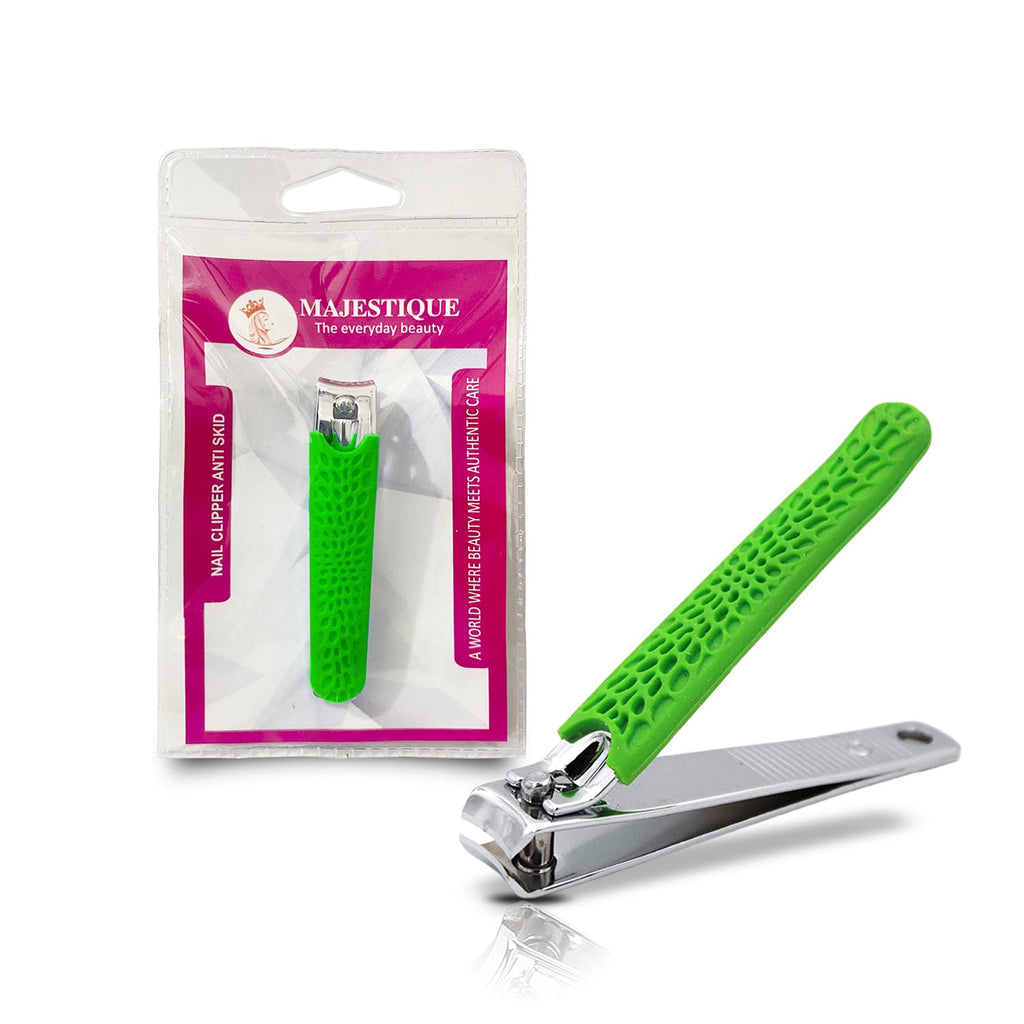 Majestique Stainless Steel Nail Clipper - Nail Cutting - Color May Vary