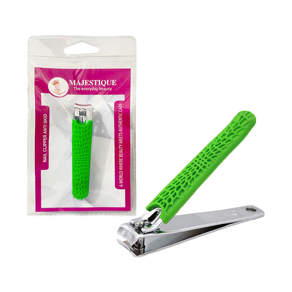 Majestique Stainless Steel Nail Clipper - Nail Cutting - Color May Vary