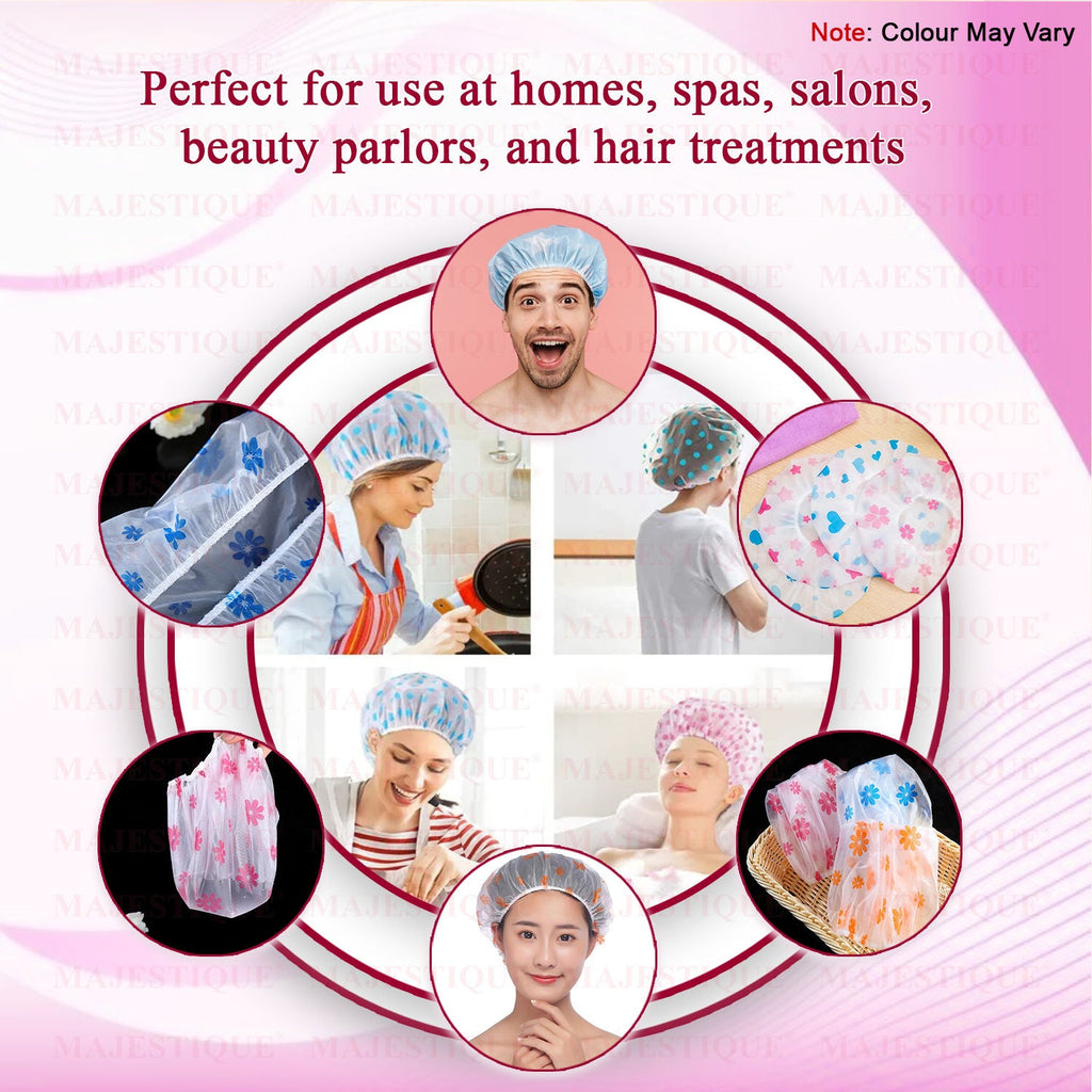 Majestique Premium Shower Cap (Colour May Vary)
