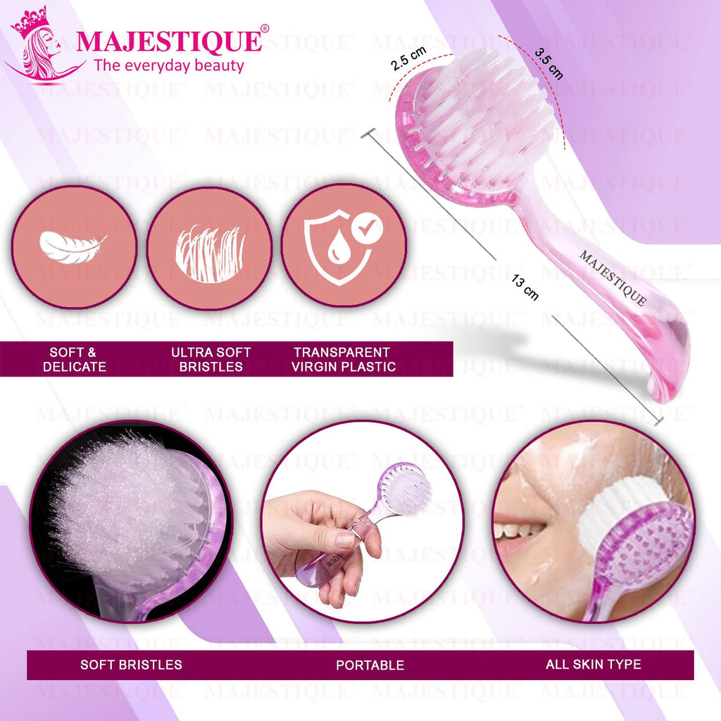 Majestique Pore Cleansing Facial Brush - Colour May Vary